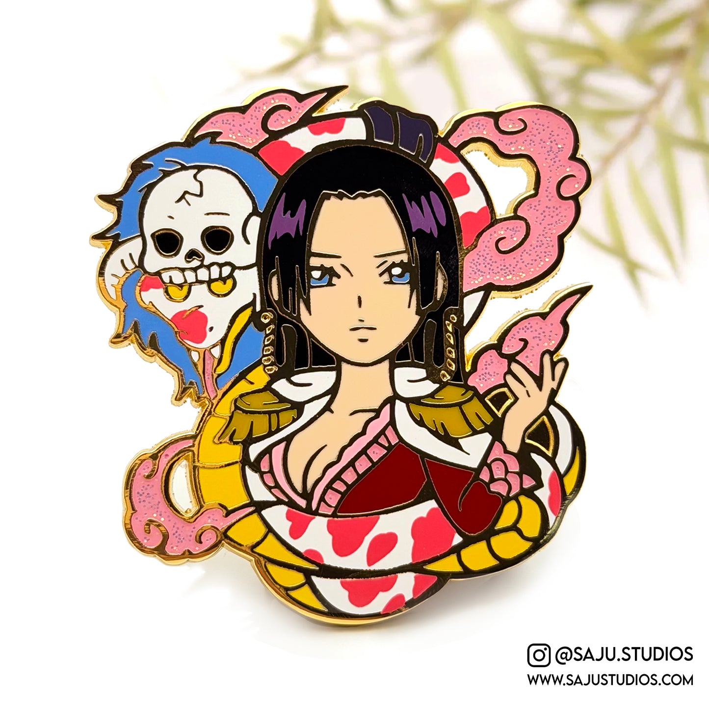 Boa Enamel Pin