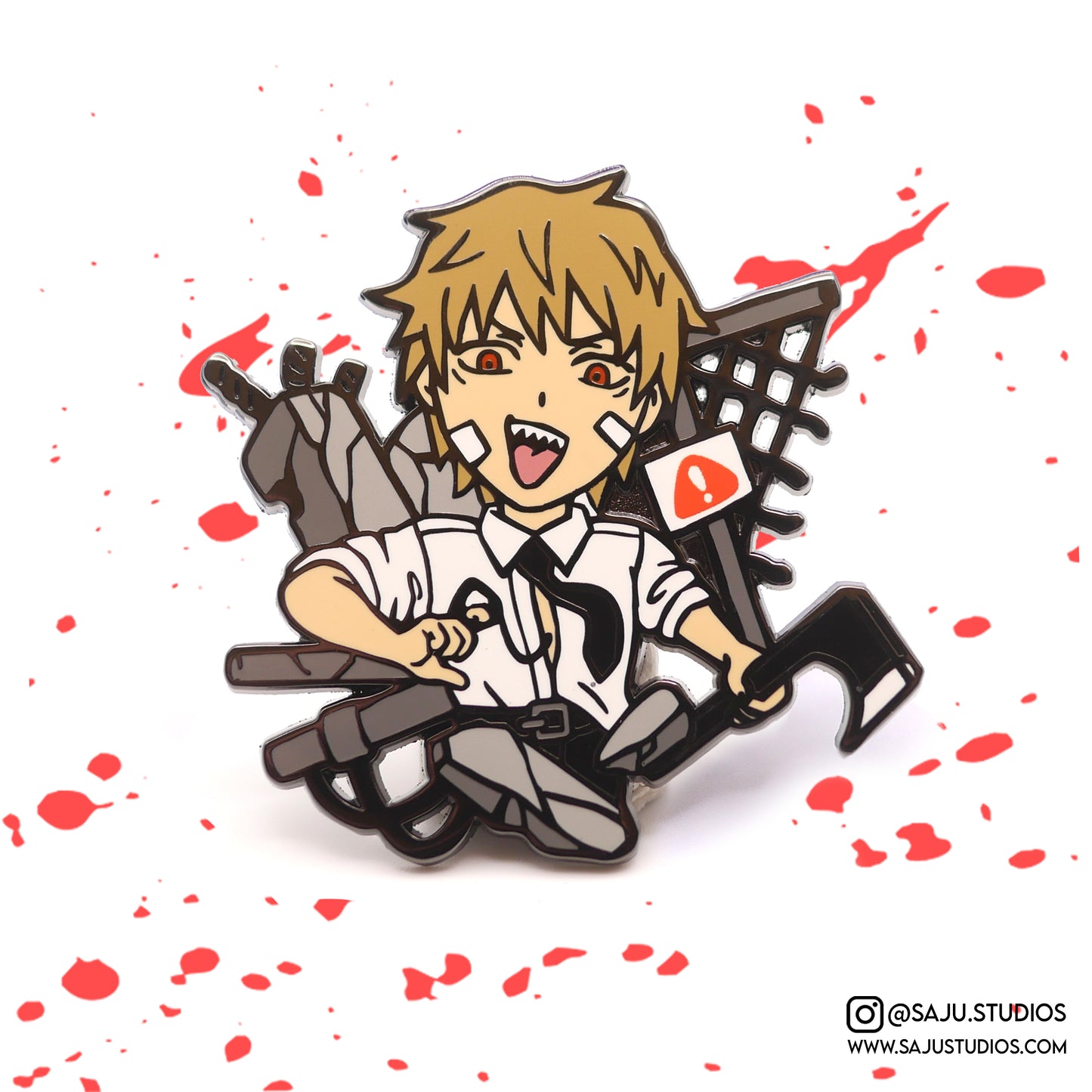 Chainsaw Enamel Pins