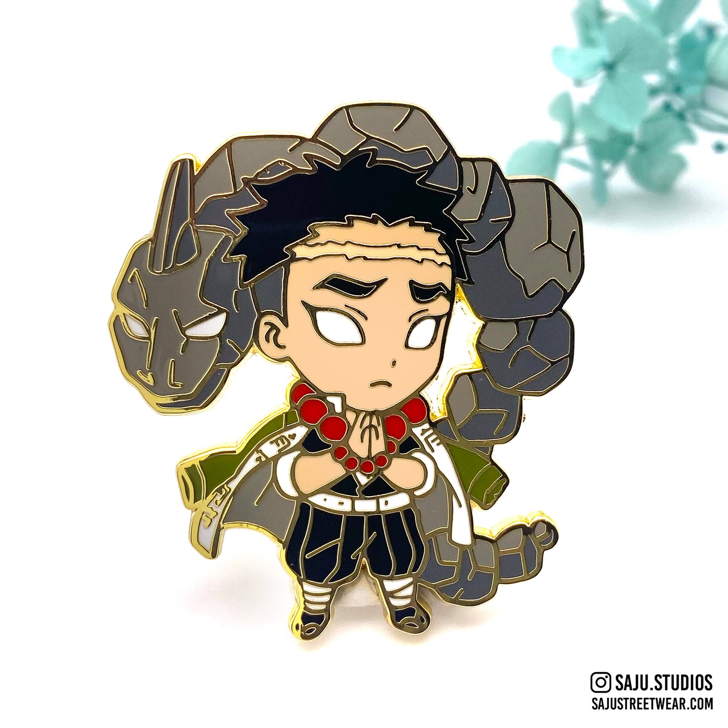 Stone PokeSlayer Enamel Pin