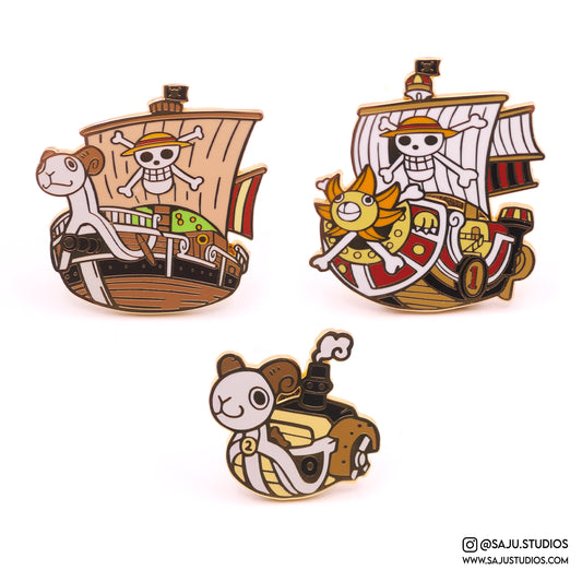 Pirate Ships Enamel Pins
