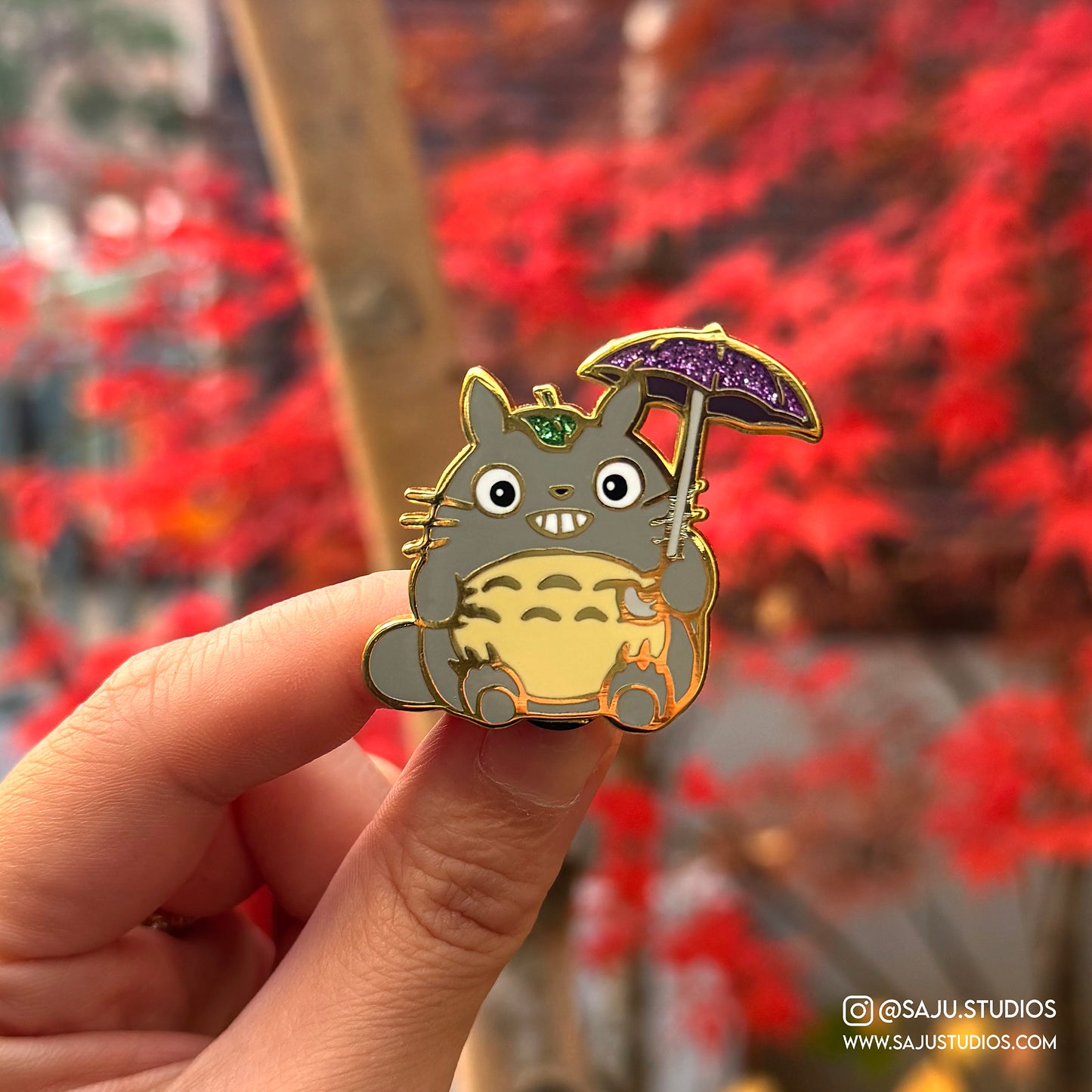 Toto Enamel Pin