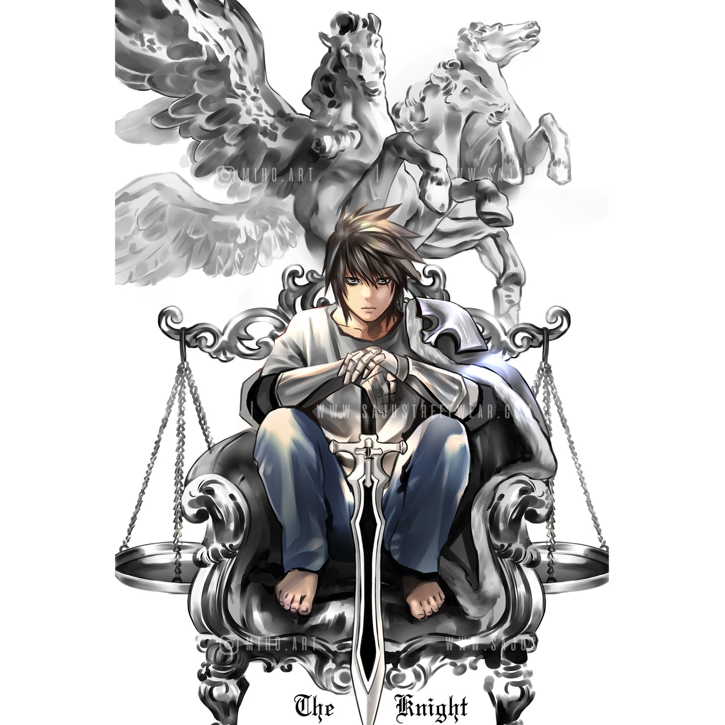 Death N. Chess Piece: The Knight