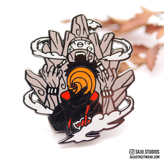 Demonic Statue Enamel Pin