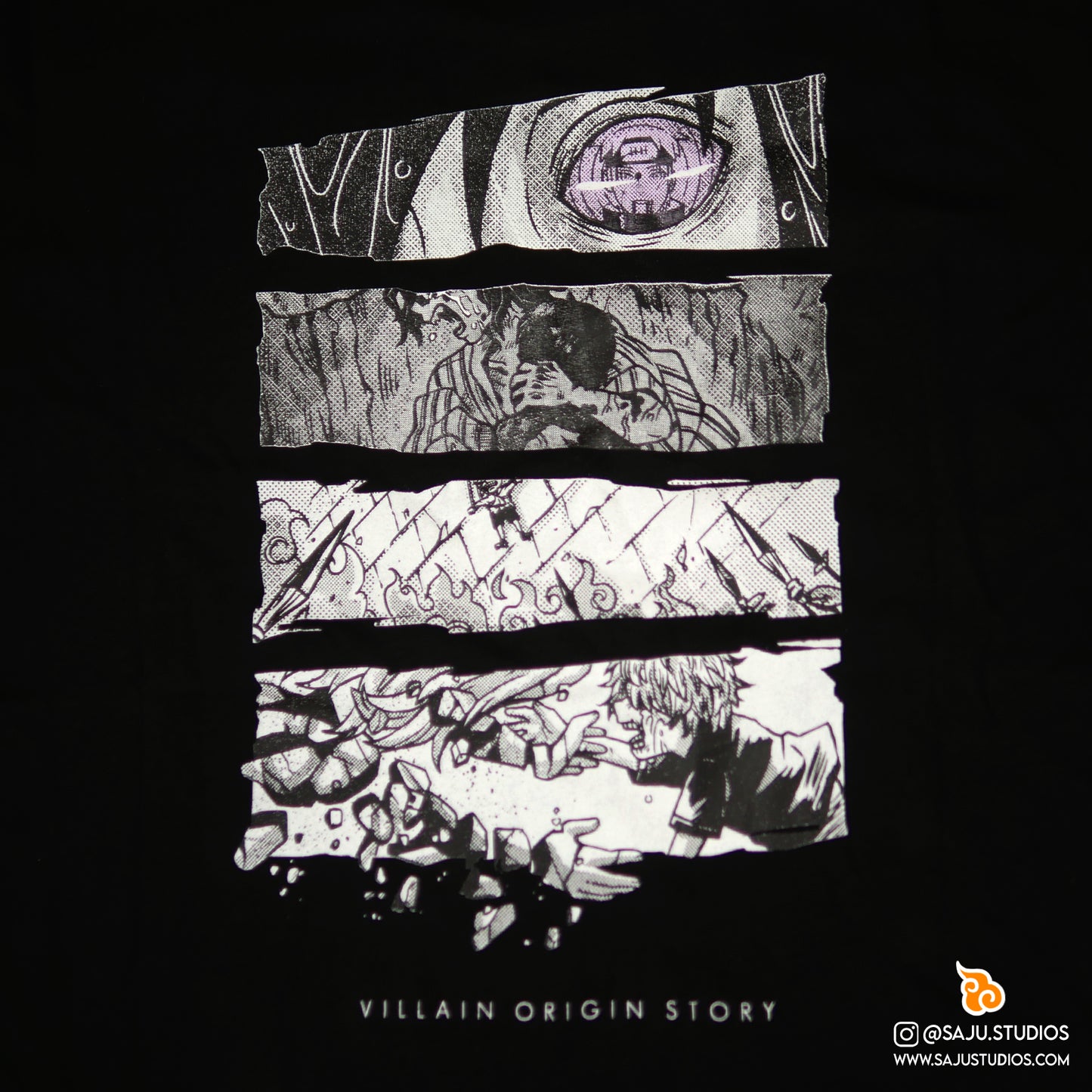 Villain Origin Story Shirt [Embroidered & Double-Sided]