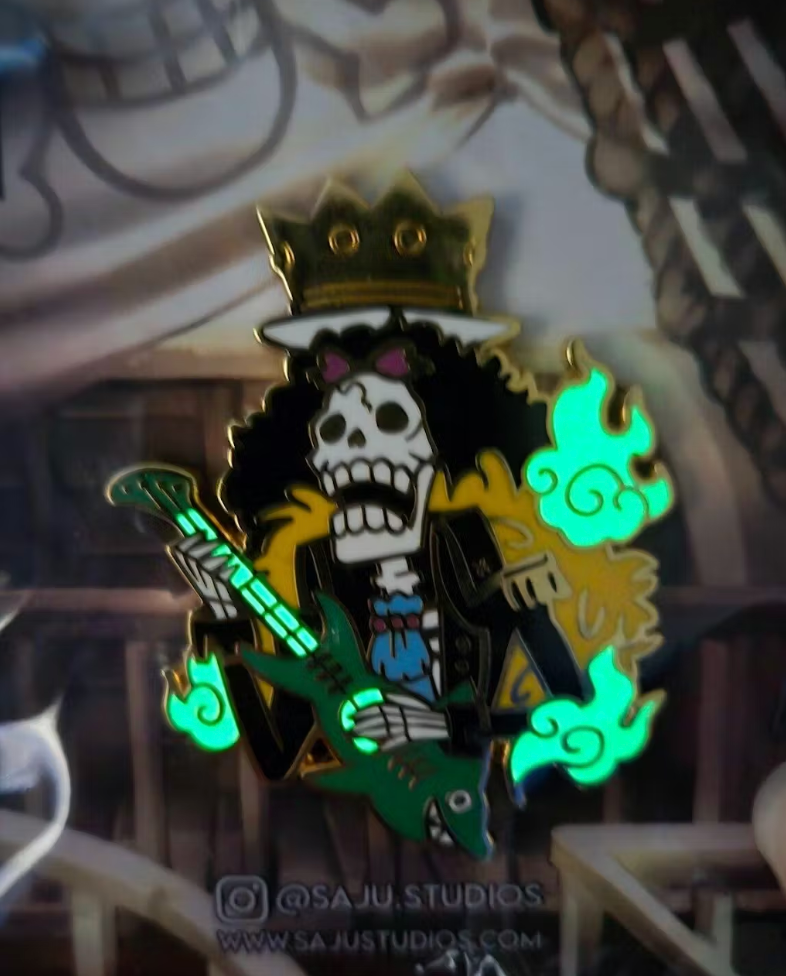 Musician Enamel Pin (Glow in the Dark)