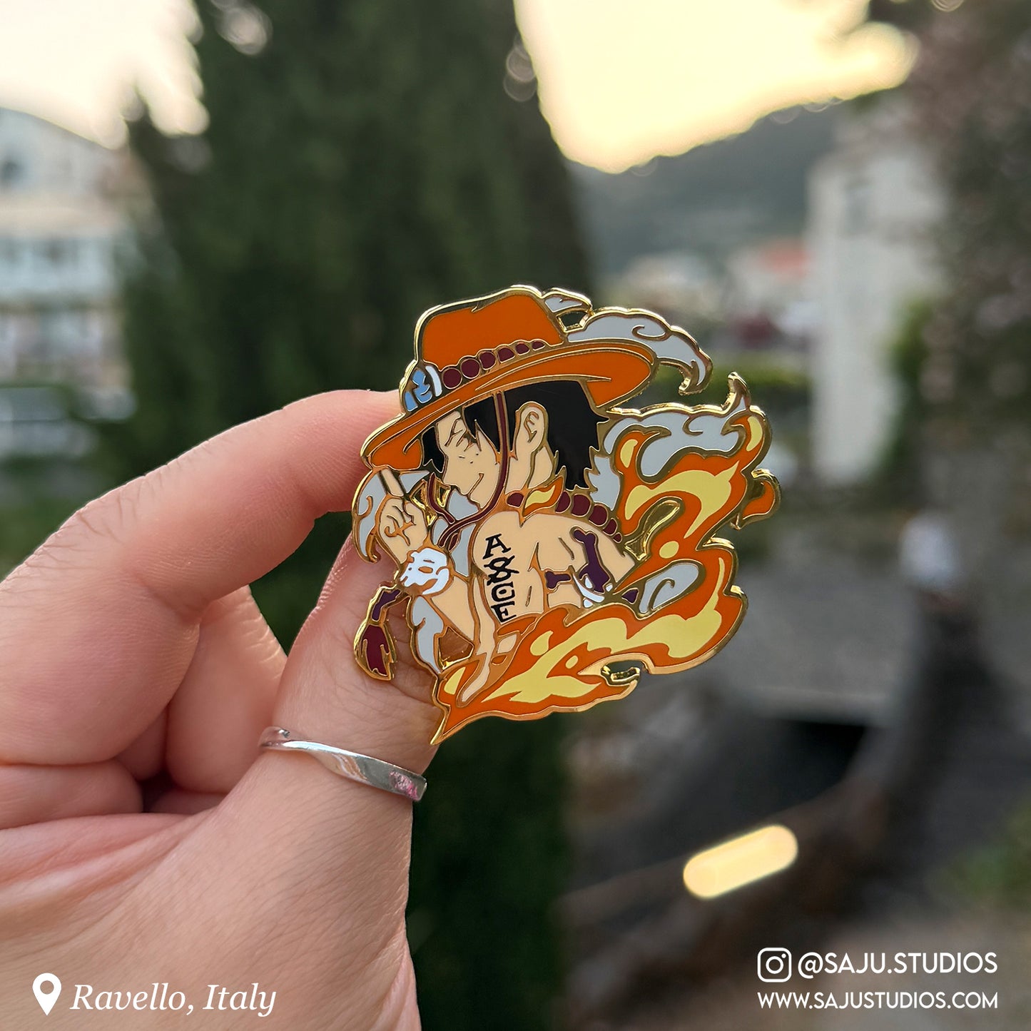 Ace Enamel Pin