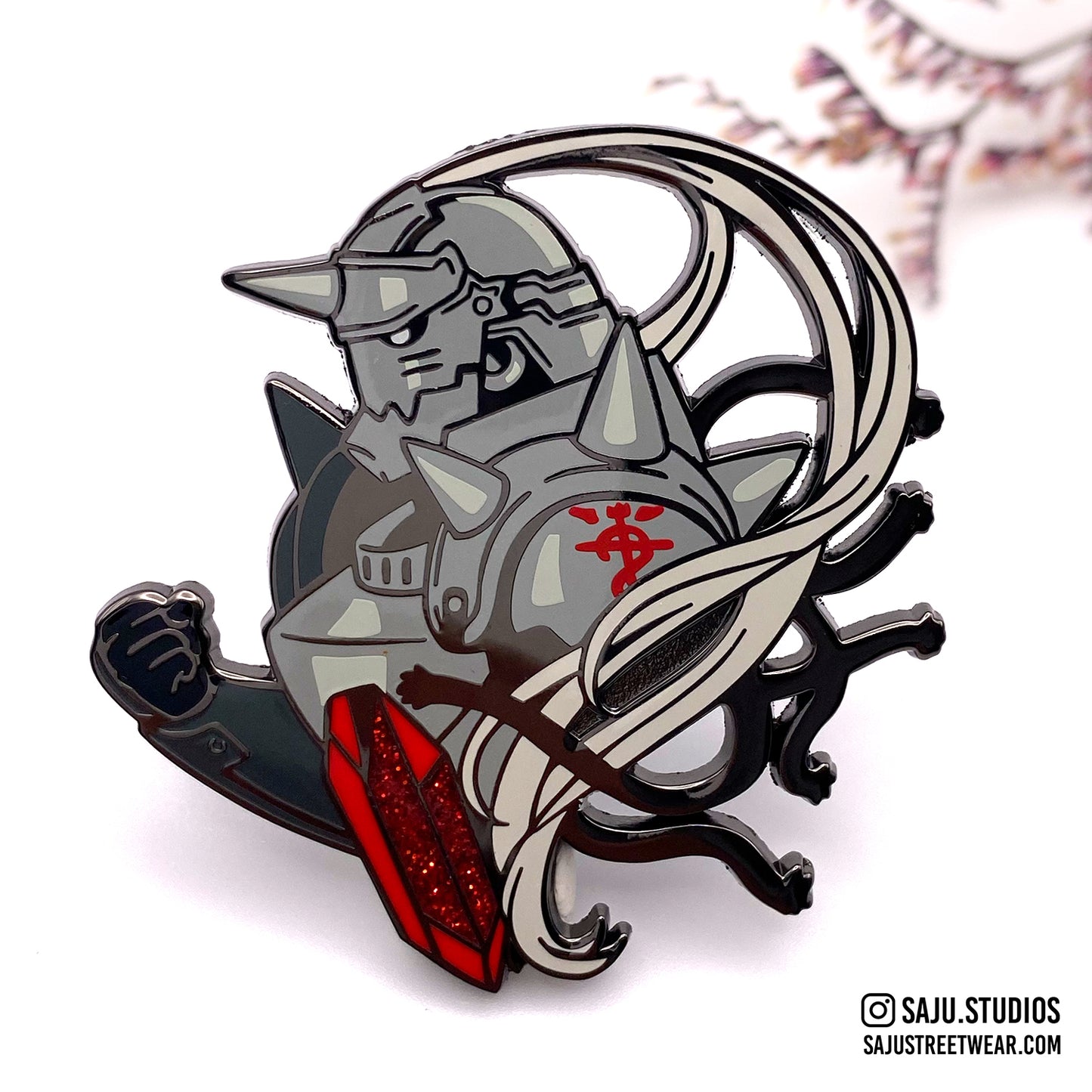 Alphonse Enamel Pin