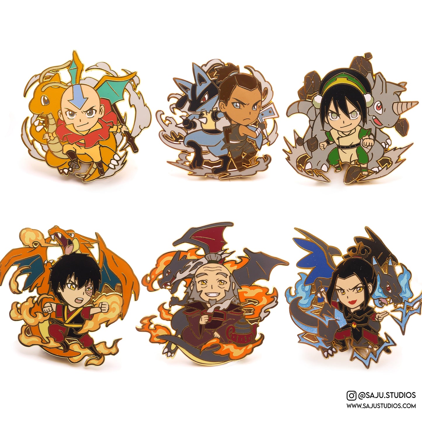 Avatar Crossover Enamel Pins