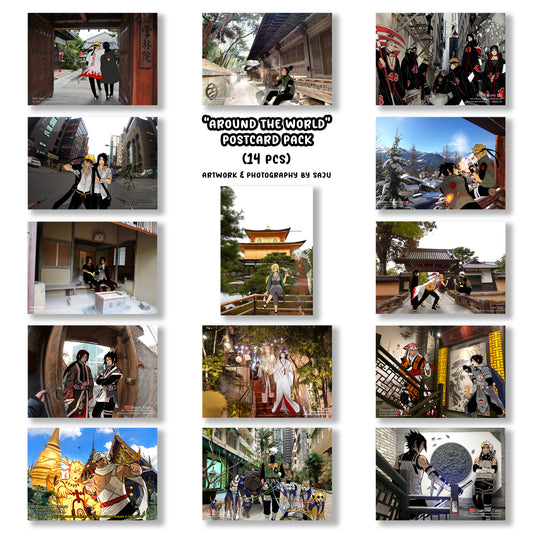 [LIMITED] Around The World Postcard Pack (14 pcs - 5"x7")