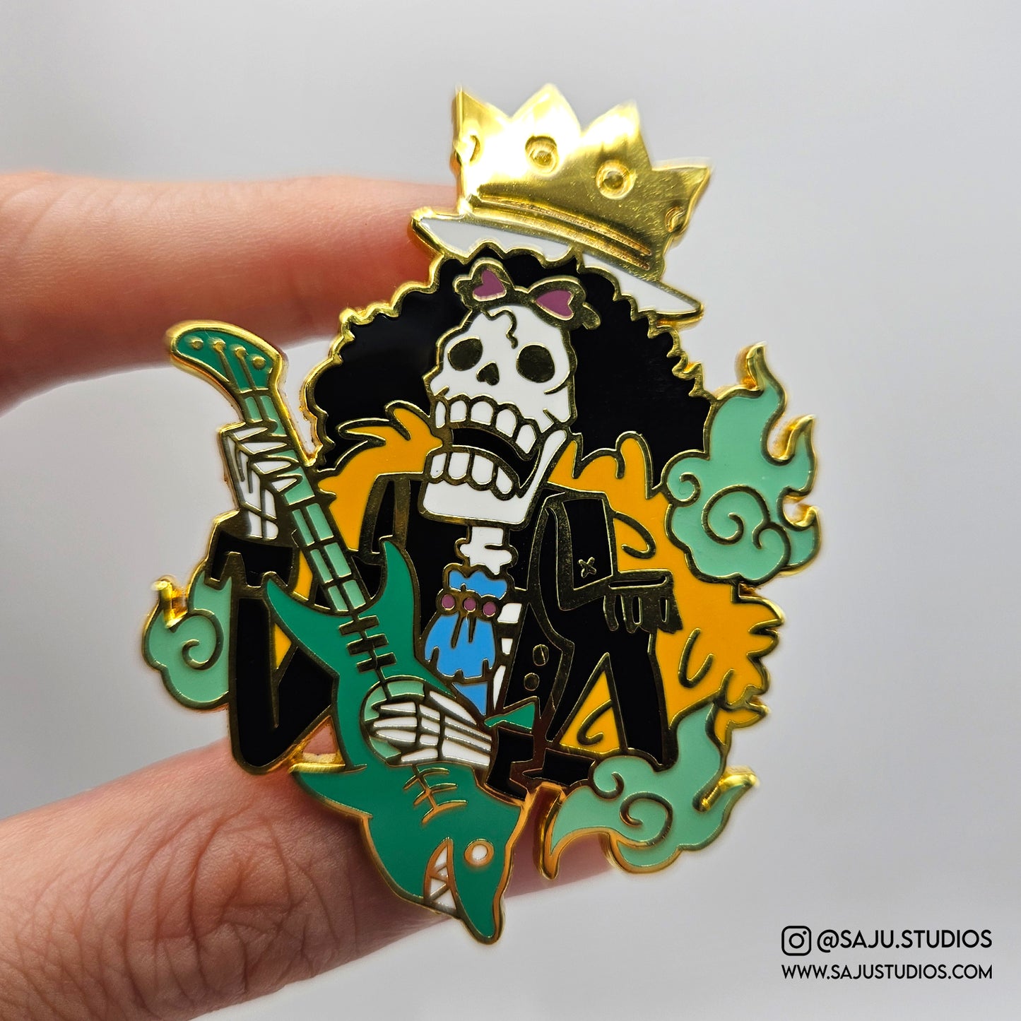 Musician Enamel Pin (Glow in the Dark)