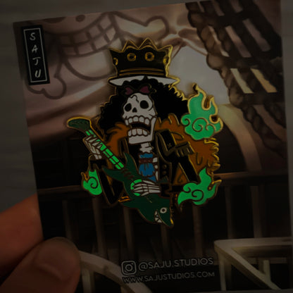 Musician Enamel Pin (Glow in the Dark)