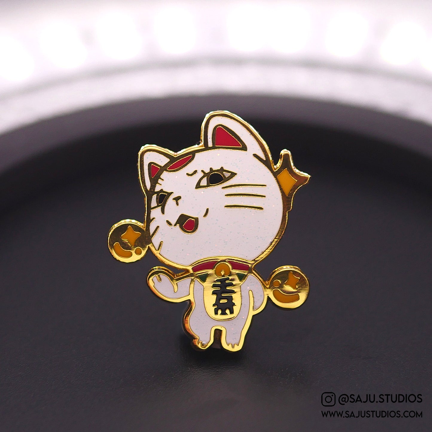 Turbo Cat Enamel Pin