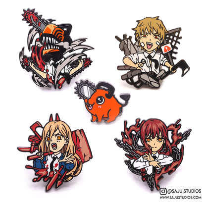 Chainsaw Enamel Pins
