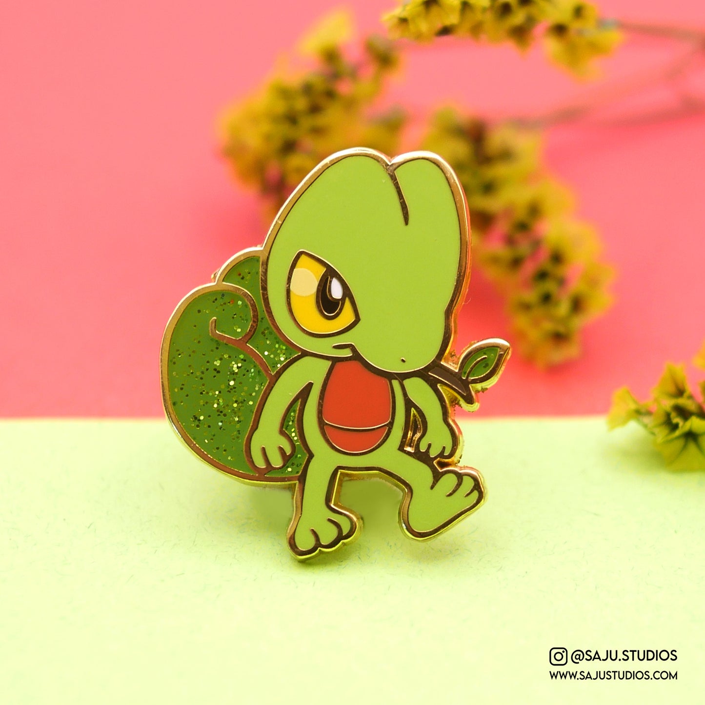 Gecko Enamel Pin