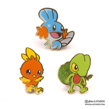 Gen 3 Starter Enamel Pins