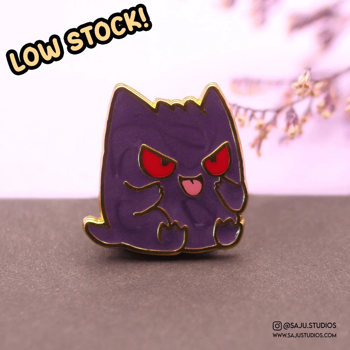 Ghost/Poison Enamel Pin