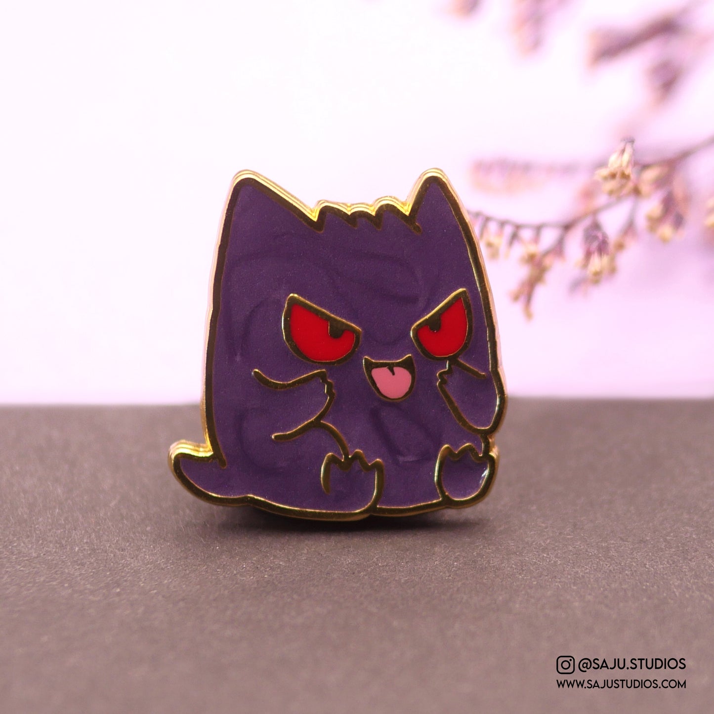 Ghost/Poison Enamel Pin