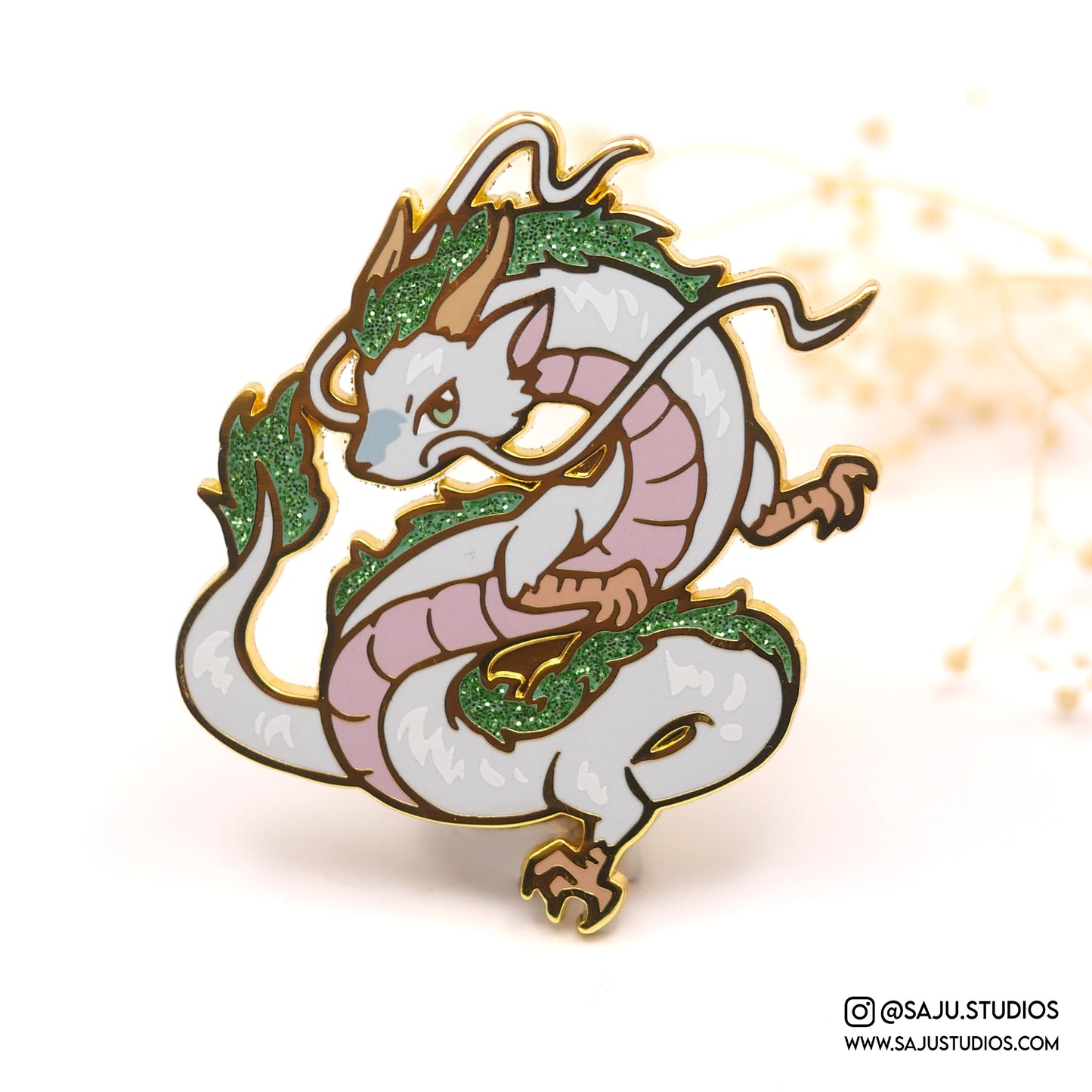 Haku Enamel Pin