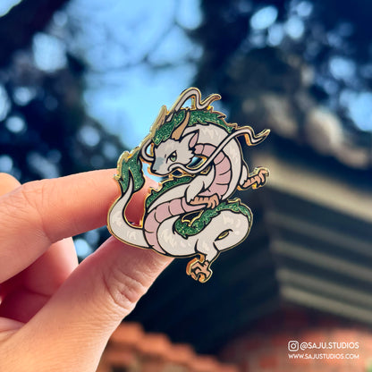 Haku Enamel Pin