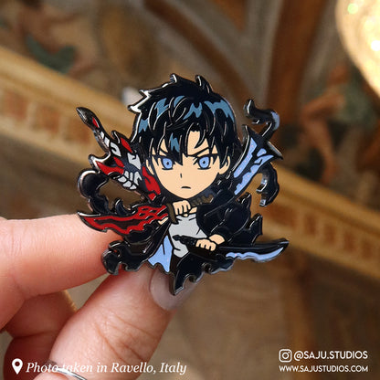 Jinwoo Enamel Pin