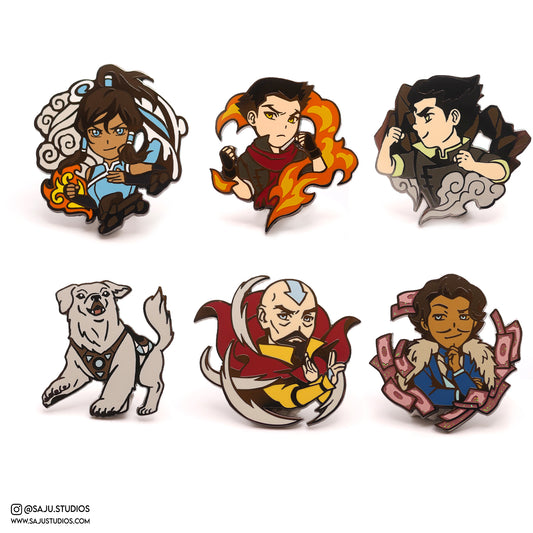Korra Enamel Pins