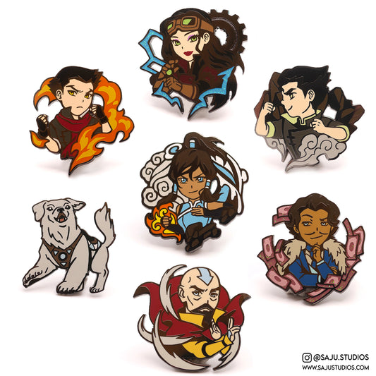Korra Enamel Pins