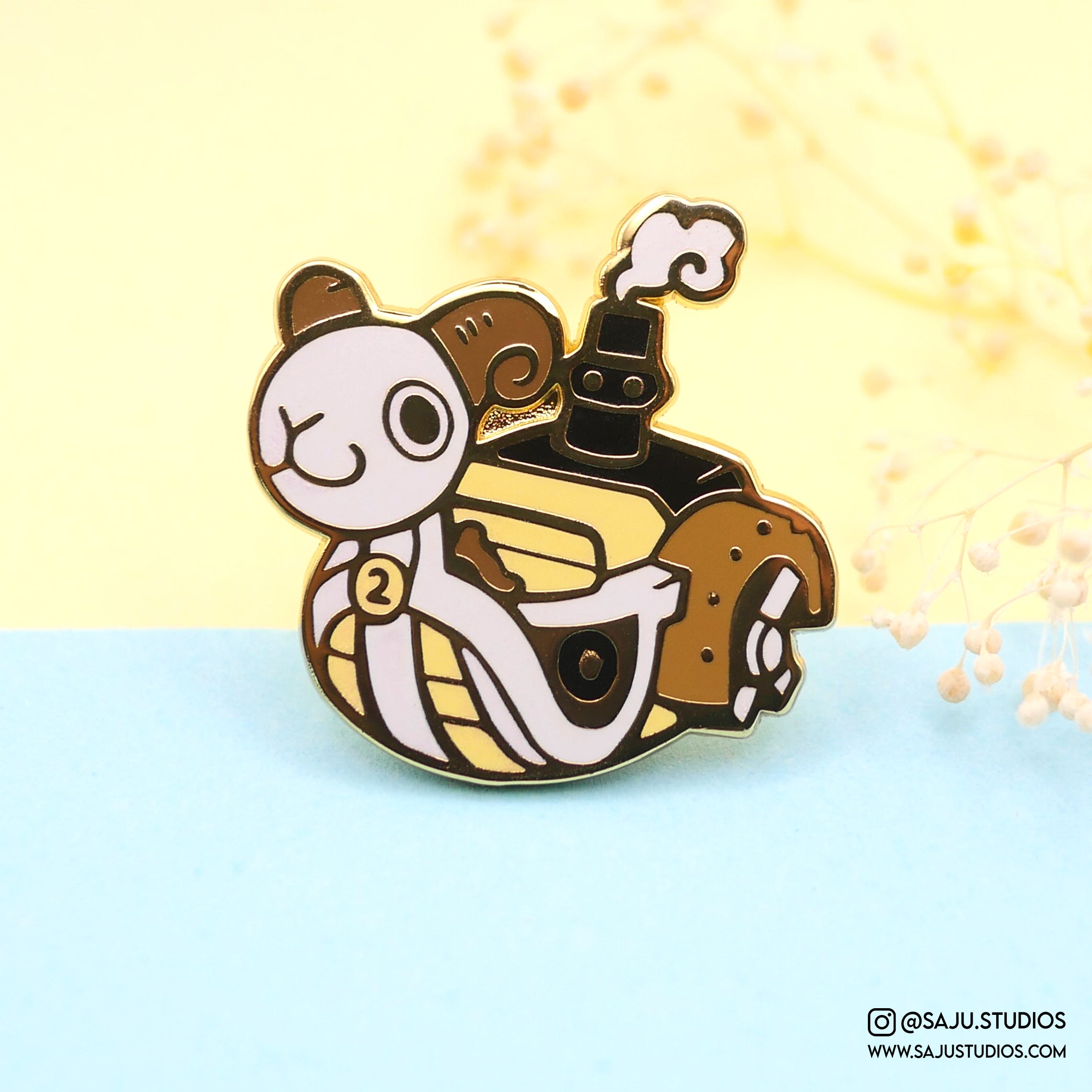 Mini Merry Enamel Pin – SAJU Studios