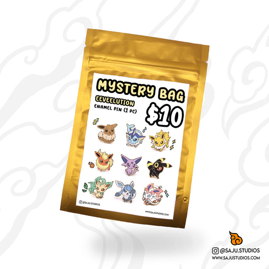 Eeveelution Mystery Bag (Enamel Pin 1 pc)