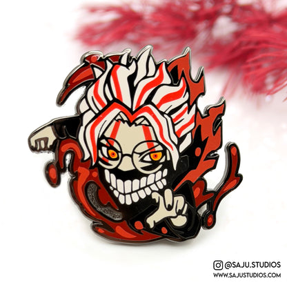 Okarun Enamel Pin