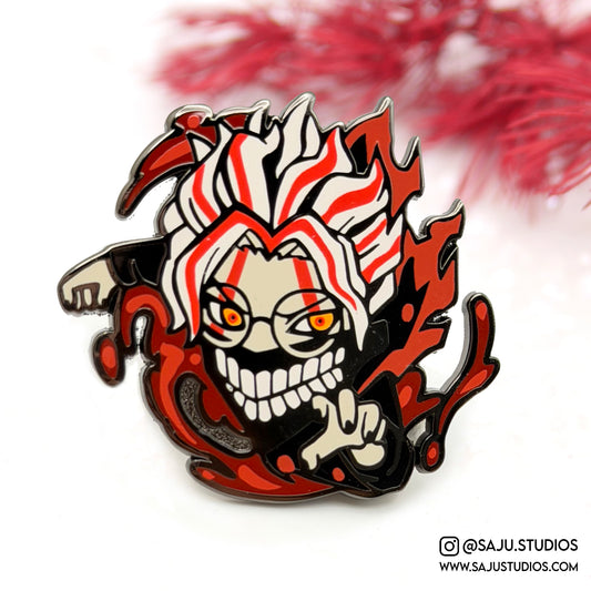 Okarun Enamel Pin