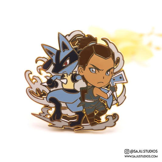 Poké Sokka Enamel Pin