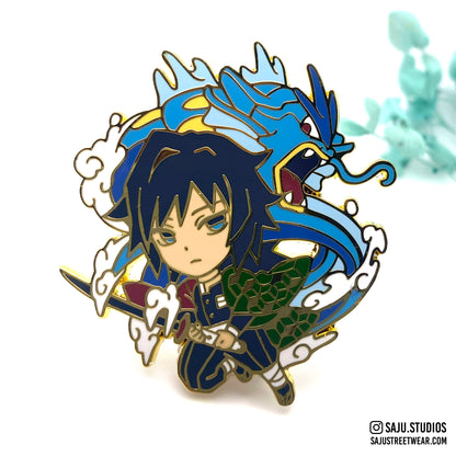 Water PokeSlayer Enamel Pin