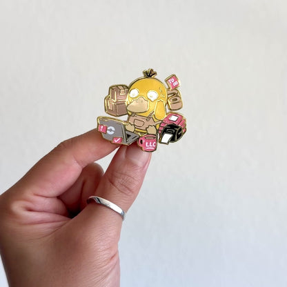 Small Business Owner Enamel Pin