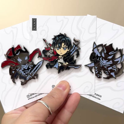 Solo Leveling Enamel Pins