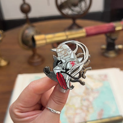 Alphonse Enamel Pin