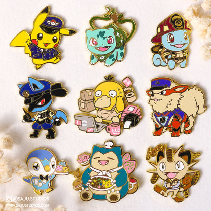 PokeProfessions Full Set (9 pcs)