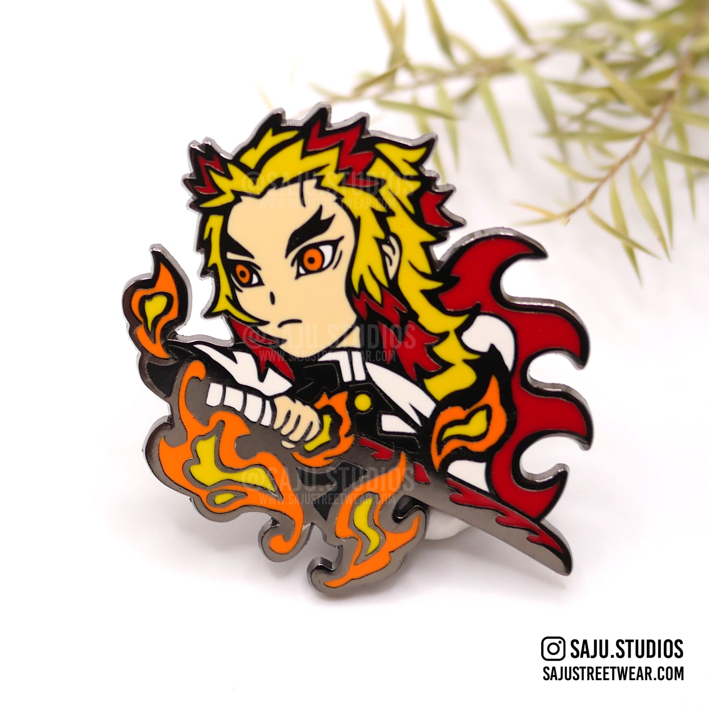 Flame Breathing Enamel Pin