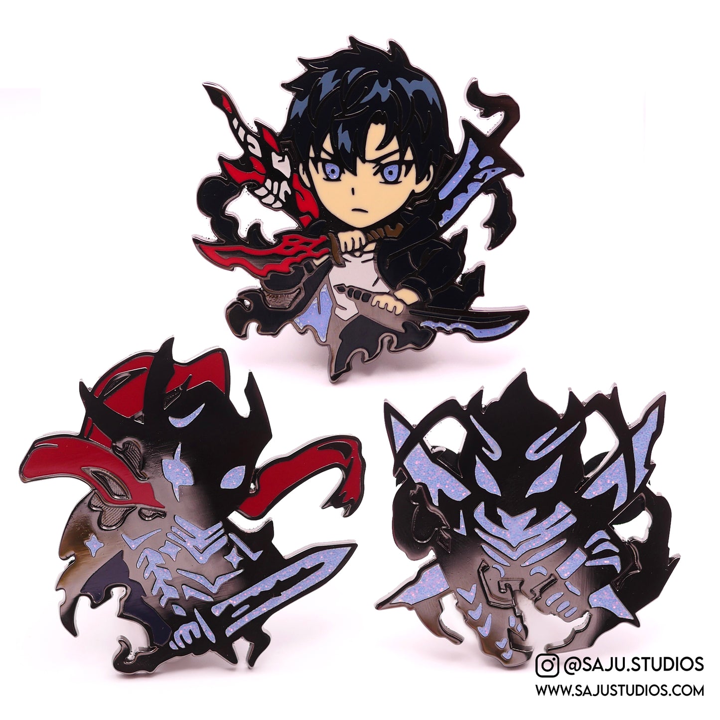 Solo Leveling Enamel Pins