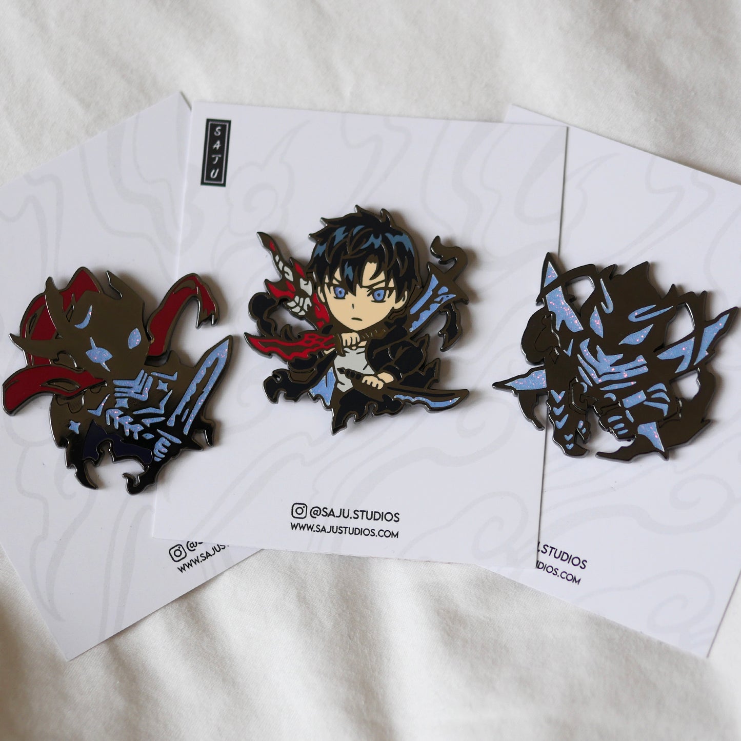 Solo Leveling Enamel Pins