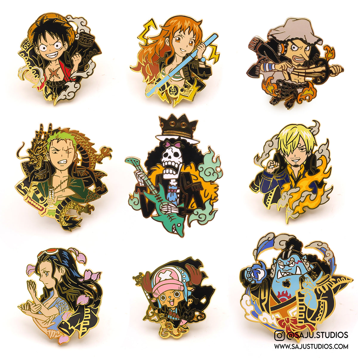 Pirate Crew Enamel Pins