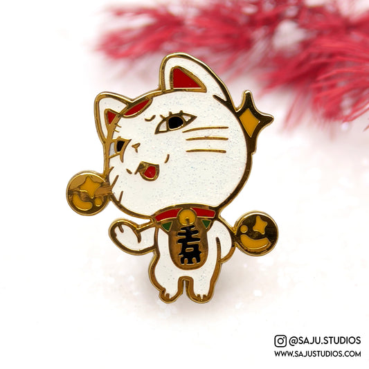 Turbo Cat Enamel Pin