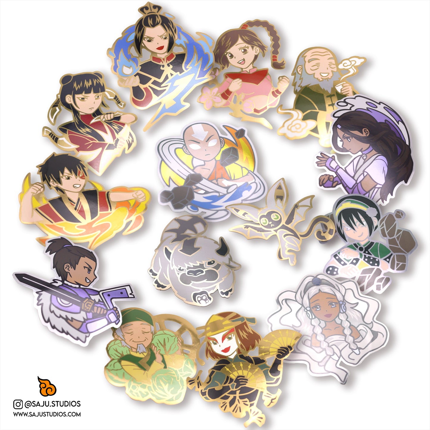 Avatar Metallic Decals Full Set (14 pcs)