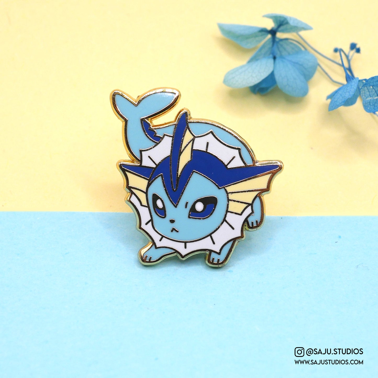 Water Stone Enamel Pin