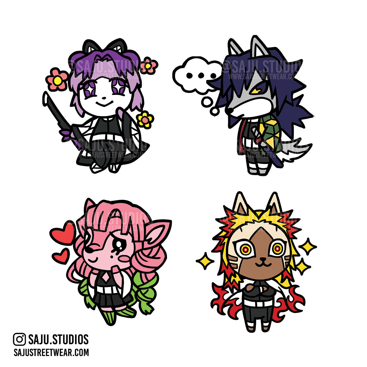 Ac Sticker Mini AC Mini Clear Stickers – SAJU Studios