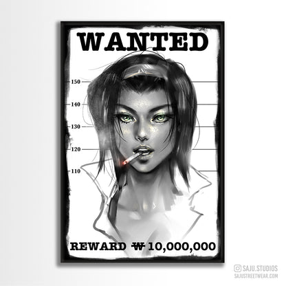 Wanted Cowboy Print